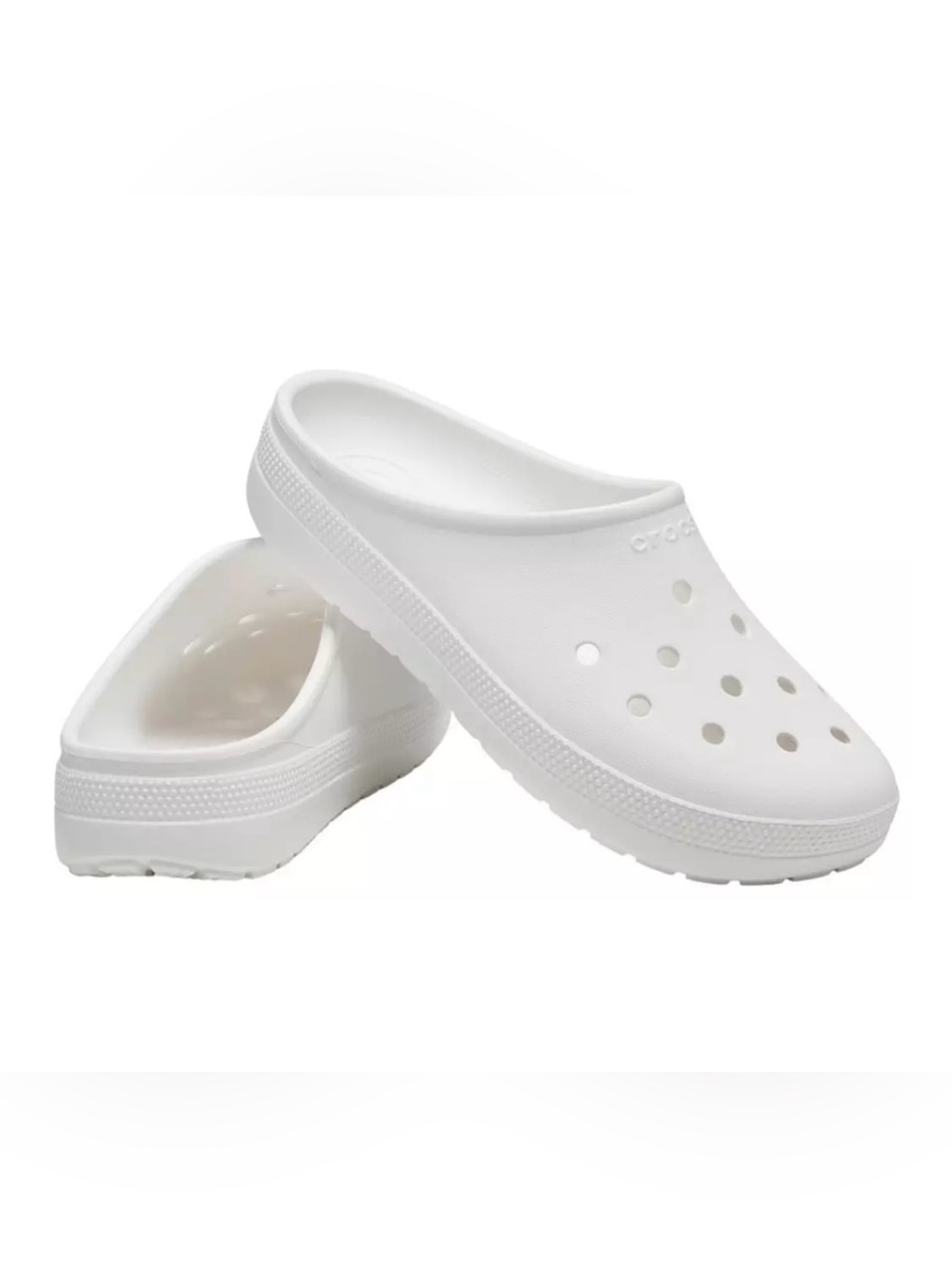 NWT CROCS  Low Profile Clog Classic White Unisex Size 5M 7W